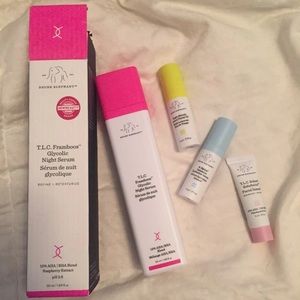NIB Drunk Elephant TLC Framboos night serum bundle